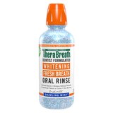 TheraBreath Dazzling Mint Whitening Fresh Breath Oral Rinse, 16 OZ, thumbnail image 1 of 3