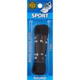 Shoe Gear Round Athletic Laces 36 Inches Black, thumbnail image 1 of 2