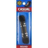 Shoe Gear Cotton Classic Round Laces 36 Inches Black, thumbnail image 1 of 2
