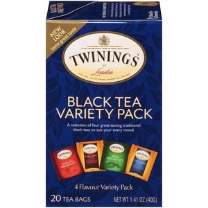 Twinings of London Black Tea Variety Pack, Tea Bags, 20 ct