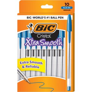 BIC Cristal Xtra Smooth 1mm Medium Point Ball Pen