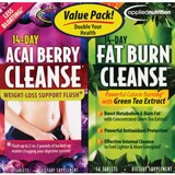 Applied Nutrition 14-Day Acai Berry Cleanse & 14-Day Fat Burn Cleanse, thumbnail image 1 of 1