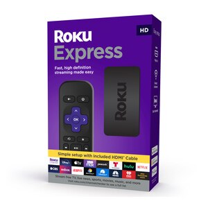 Roku Express HD Streaming Media Player with High Speed HDMI Cable and Simple Remote