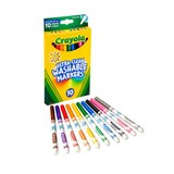 Crayola Ultra Clean Washable Fineline Marker, 10 CT, thumbnail image 3 of 3