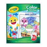 Crayola Baby Shark Coloring Pages and Stickers, thumbnail image 1 of 3