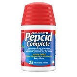 Pepcid Complete Dual Action Chewable Tablets, Berry, thumbnail image 1 of 9