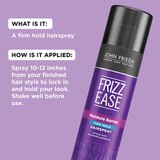 JOHN FRIEDA Frizz-Ease Moisture Barrier Firm-Hold Hair Spray, 2 OZ, thumbnail image 3 of 8