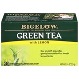 Bigelow Green Tea with Lemon Tea Bags, 20 ct, 0.91 oz, thumbnail image 1 of 5
