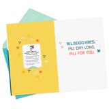 Hallmark Personalized Video Fathers Day Card, Good Vibes (Record Your Own Video Greeting), thumbnail image 2 of 6