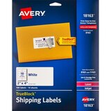 Avery Mailing Labels 2 x 4 Inch White, thumbnail image 1 of 2