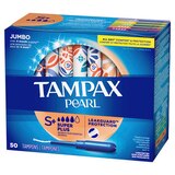 Tampax Pearl Tampons with LeakGuard Braid, Unscented, Super Plus, thumbnail image 3 of 9