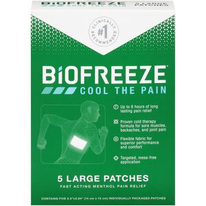 Biofreeze Large Menthol Pain Relieving Patch