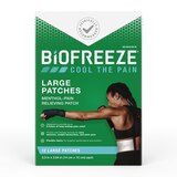 Biofreeze Large Menthol Pain Relieving Patch, thumbnail image 1 of 6