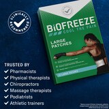 Biofreeze Large Menthol Pain Relieving Patch, thumbnail image 4 of 6