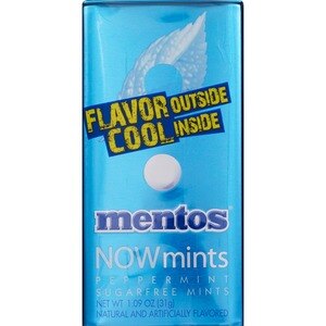 Mentos Now Mints, Peppermint, 1.09 OZ