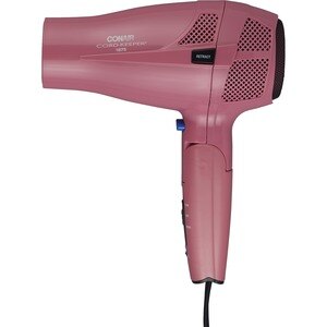 Conair Cord-Keeper 1875W Compact Hair Dyer, Pink