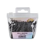 Conair Bobby Pins with Pouch, Black, 200 CT, thumbnail image 1 of 6