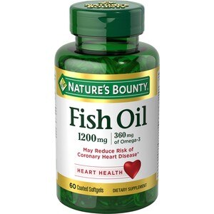 Nature's Bounty Odorless Fish Oil Softgels 1200mg