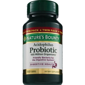 Nature's Bounty Acidophilus Twin Pack, 100 CT