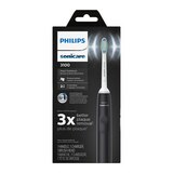 Philips Sonicare 3100 Rechargeable Electric Power Toothbrush with Pressure Sensor, HX3681/04, Black, thumbnail image 2 of 5