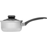 Good Cook Kitchen Basics Stainless Steel Saucepan with Glass Lid, thumbnail image 1 of 4
