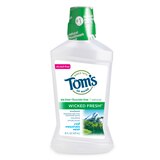 Tom's of Maine Wicked Fresh Fluoride-Free Mouthwash, Alcohol-Free, Cool Mountain Mint, 16 OZ, thumbnail image 1 of 1