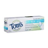 Tom's Of Maine Rapid Relief Sensitive Natural Fluoride-Free Toothpaste, Fresh Mint, 4 OZ, thumbnail image 2 of 3