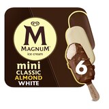 Magnum Mini Classic Almond White Ice Cream Bars, 6 ct, thumbnail image 3 of 7