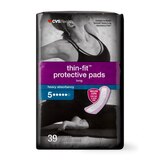 CVS Health Thin-Fit Incontinence and Postpartum Pads for Women, Long, thumbnail image 1 of 4