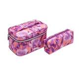 Allegro Coral Floral 2PC Train Case, thumbnail image 4 of 5