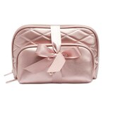 Allegro Quilted Makeup Bag, Rose Gold, 2 CT, thumbnail image 1 of 4