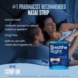 Breathe Right Original Nasal Strips, Drug-Free, Tan, 30 CT, thumbnail image 3 of 6