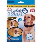 Lucky Leash 2-in-1 Retractable Leash & Collar, L/XL, thumbnail image 1 of 2