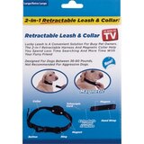 Lucky Leash 2-in-1 Retractable Leash & Collar, L/XL, thumbnail image 2 of 2