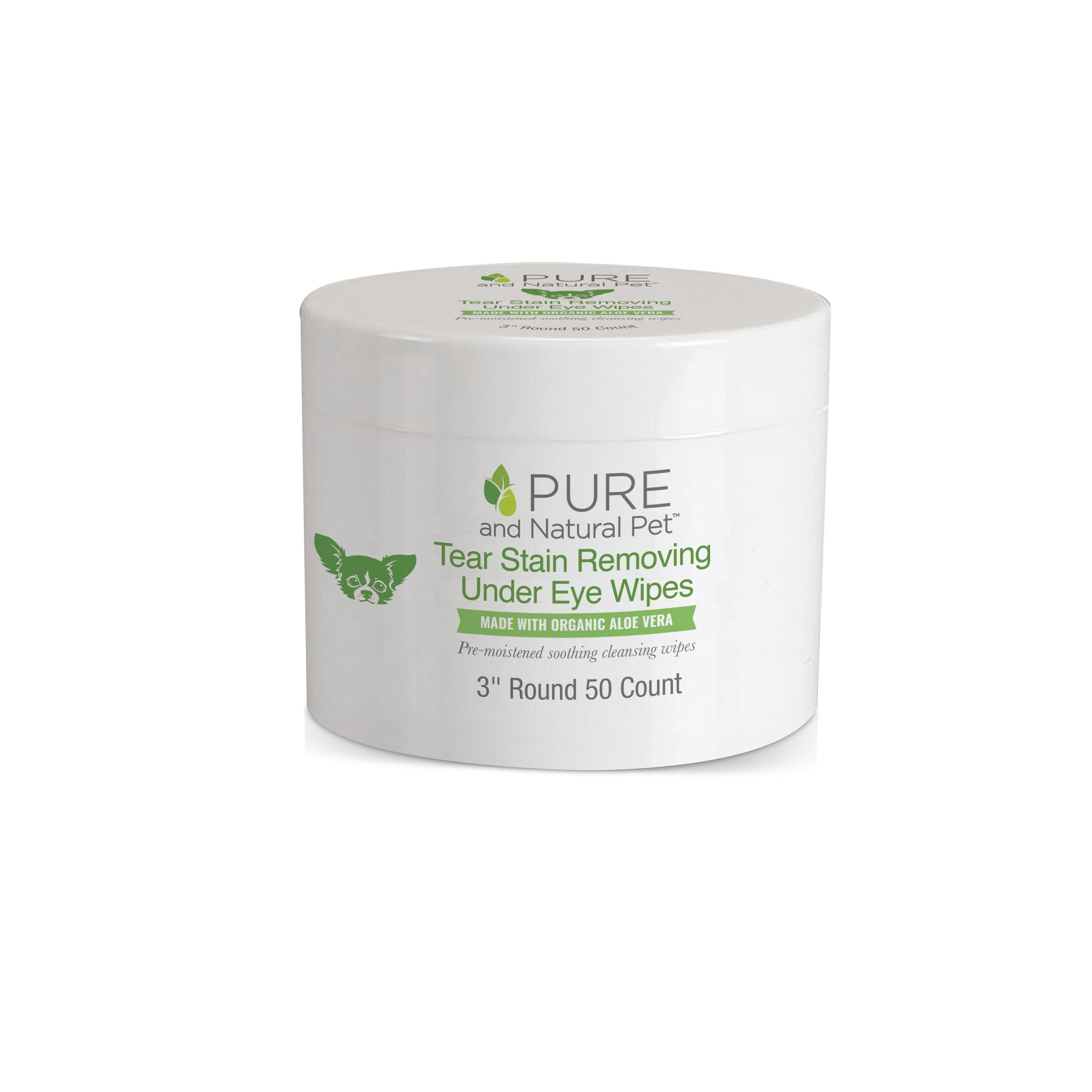 Pure and Natural Pet Tear Stain Removing Under Eye Wipes