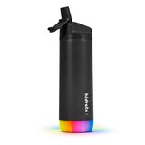 HidrateSpark Steel LED Tumbler with Straw, Black, 17 oz, thumbnail image 1 of 6