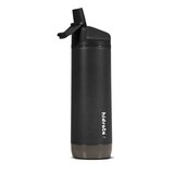 HidrateSpark Steel LED Tumbler with Straw, Black, 17 oz, thumbnail image 2 of 6