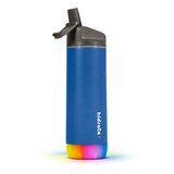 HidrateSpark Steel LED Tumbler with Straw, Deep Blue, 17 oz, thumbnail image 1 of 6