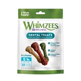 WHIMZEES by Wellness Natural Grain Free Long Lasting Dental Dog Treats, Daily Use Packs, Small Brushzees, 14ct, thumbnail image 1 of 6