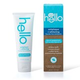 Hello Fluoride Free Antiplaque and Whitening Toothpaste, Vegan & SLS Free, Natural Peppermint with Tea Tree Oil & Coconut Oil, 4.7oz, thumbnail image 1 of 9