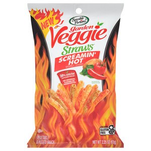 Sensible Portions Screamin' Hot Garden Veggie Straws, 2.25 oz