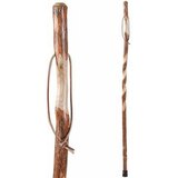 Brazos Twisted Sassafras Handcrafted Wood Walking Stick, thumbnail image 1 of 3