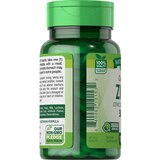 Nature's Truth Chelated Zinc (Zinc Gluconate) 50 mg, thumbnail image 4 of 4