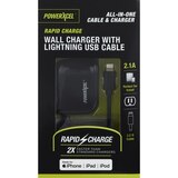 Powerxcel Wall Charger with Lightning USB cable, thumbnail image 1 of 4