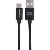 Rapid Charge Braided 10Ft Type-C USB Charge & Sync Cable, thumbnail image 2 of 3