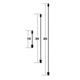 PowerXcel 3 Pack Type C Cables (6 ft, 3 ft , 1 ft), thumbnail image 3 of 3