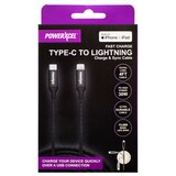 PowerXcel Type C to Lightning Ultra Durable Charge and Sync Cable, thumbnail image 2 of 4