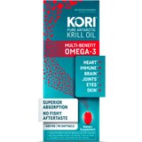 Kori Krill Oil Multi-Benefit Omega-3 400mg 90CT, Mini Softgels, thumbnail image 1 of 9