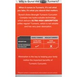 Qunol Extra Strength Turmeric Curcumin Complex Softgels 100mg, thumbnail image 2 of 5