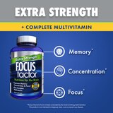 Focus Factor Extra Strength Nutrition for the Brain Plus Multivitamin Tablets, 120 CT, thumbnail image 2 of 9